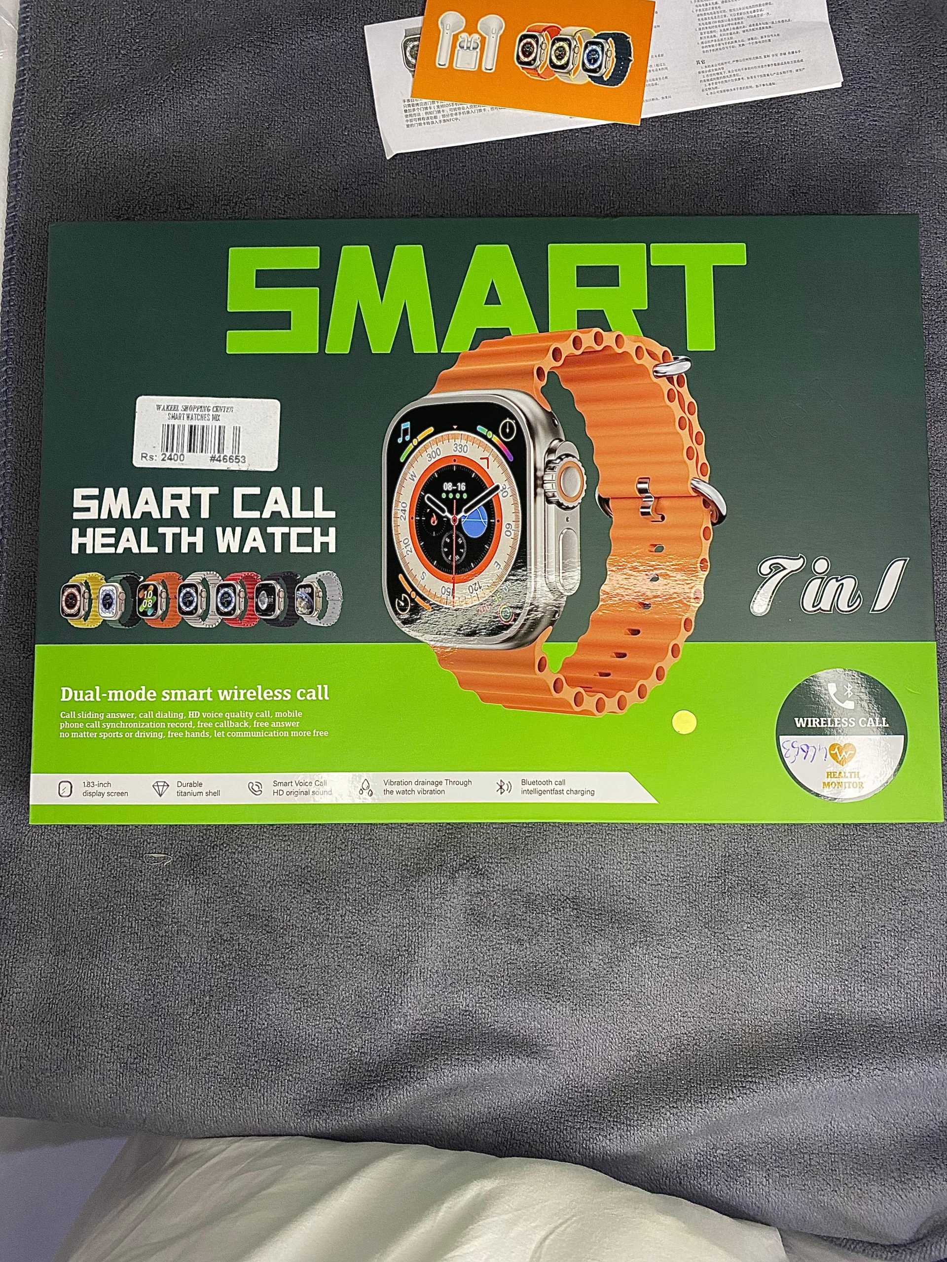 Smart Call Health Watch,7in1 Smart Watch