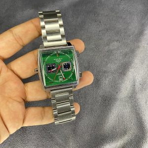 Monaco SilverChain Watch