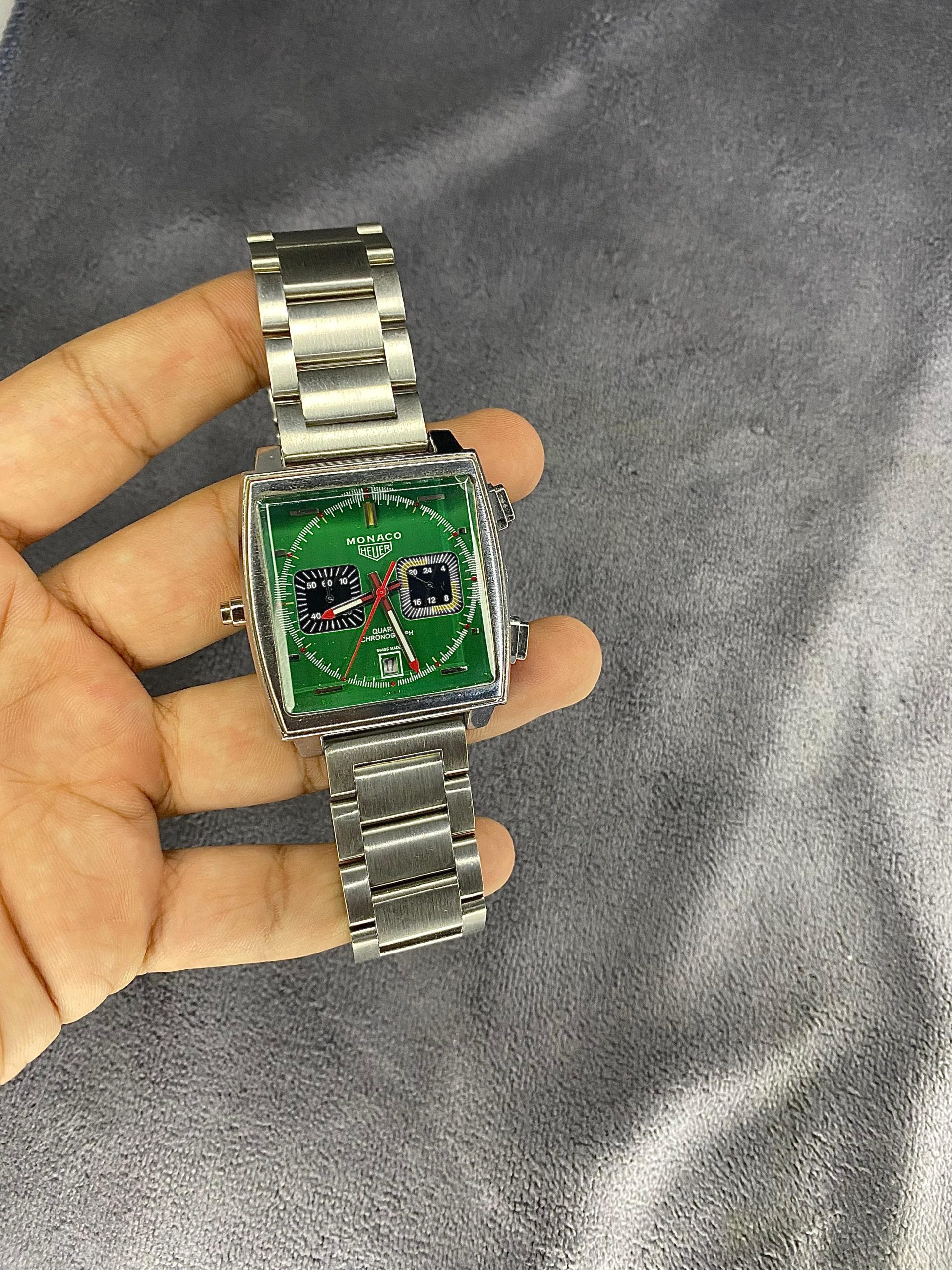 Monaco SilverChain Watch
