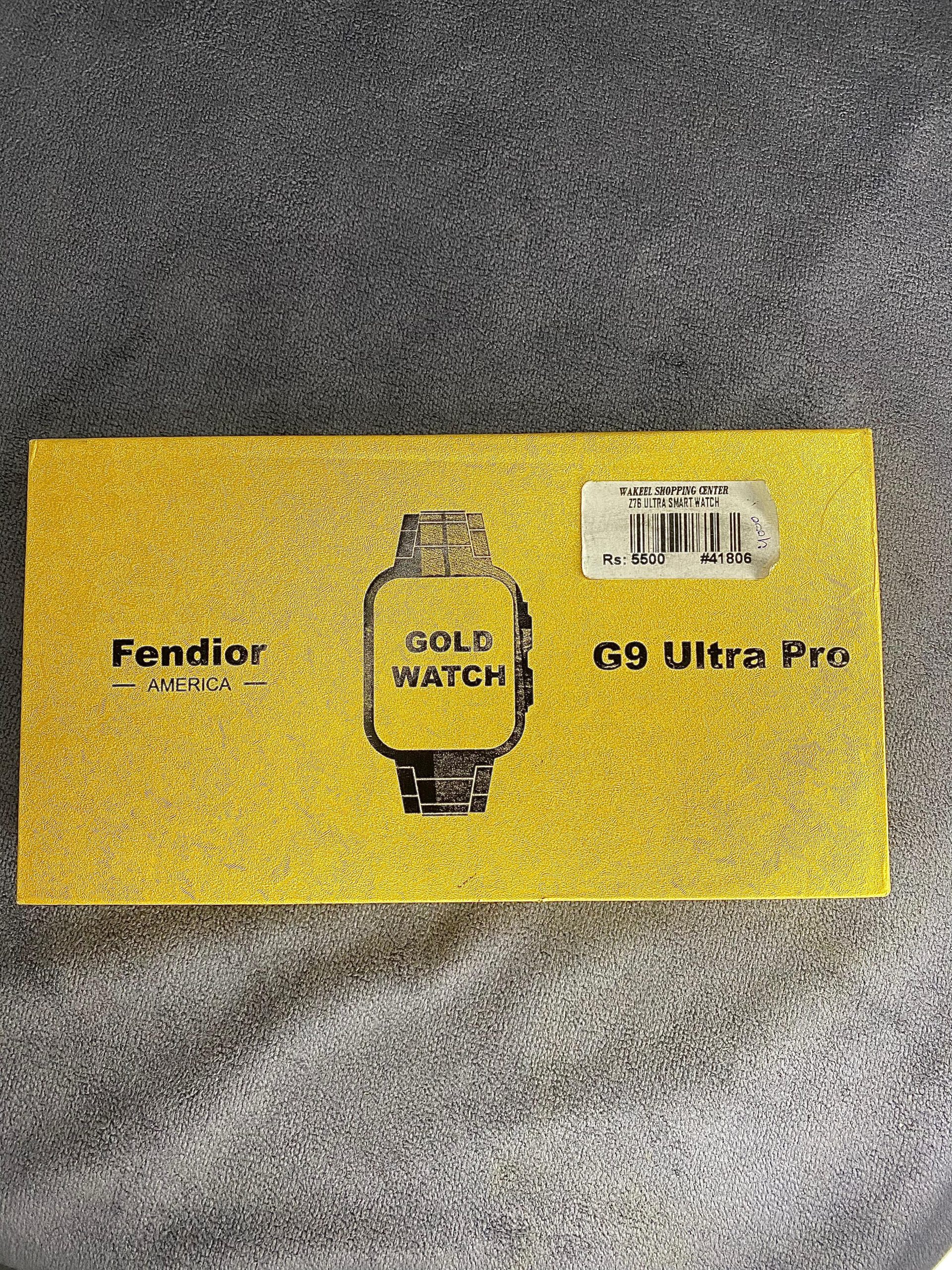 G9 Ultra PRO Gold Smrat watch Fendior America#021y