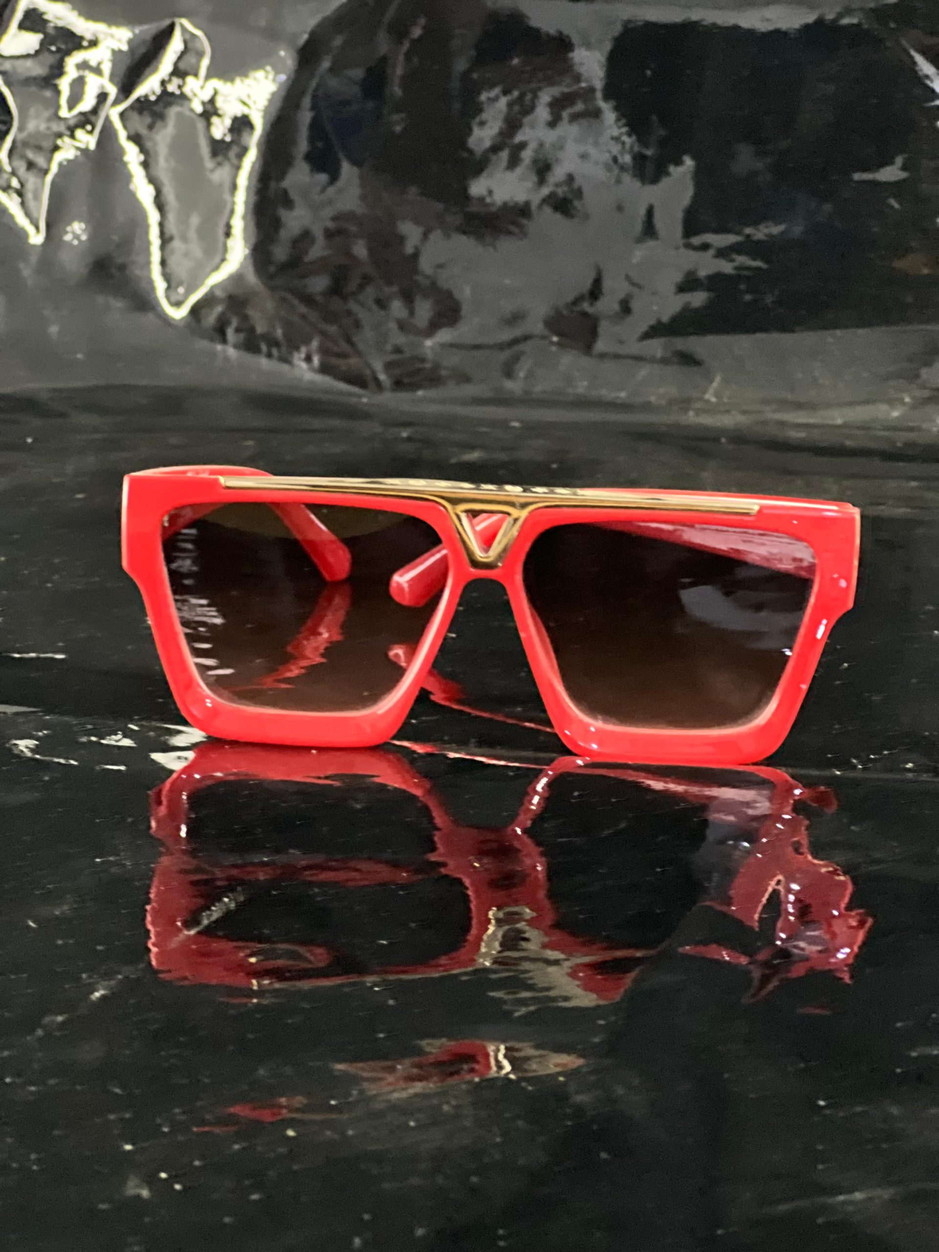 Super Red Sun Glasses