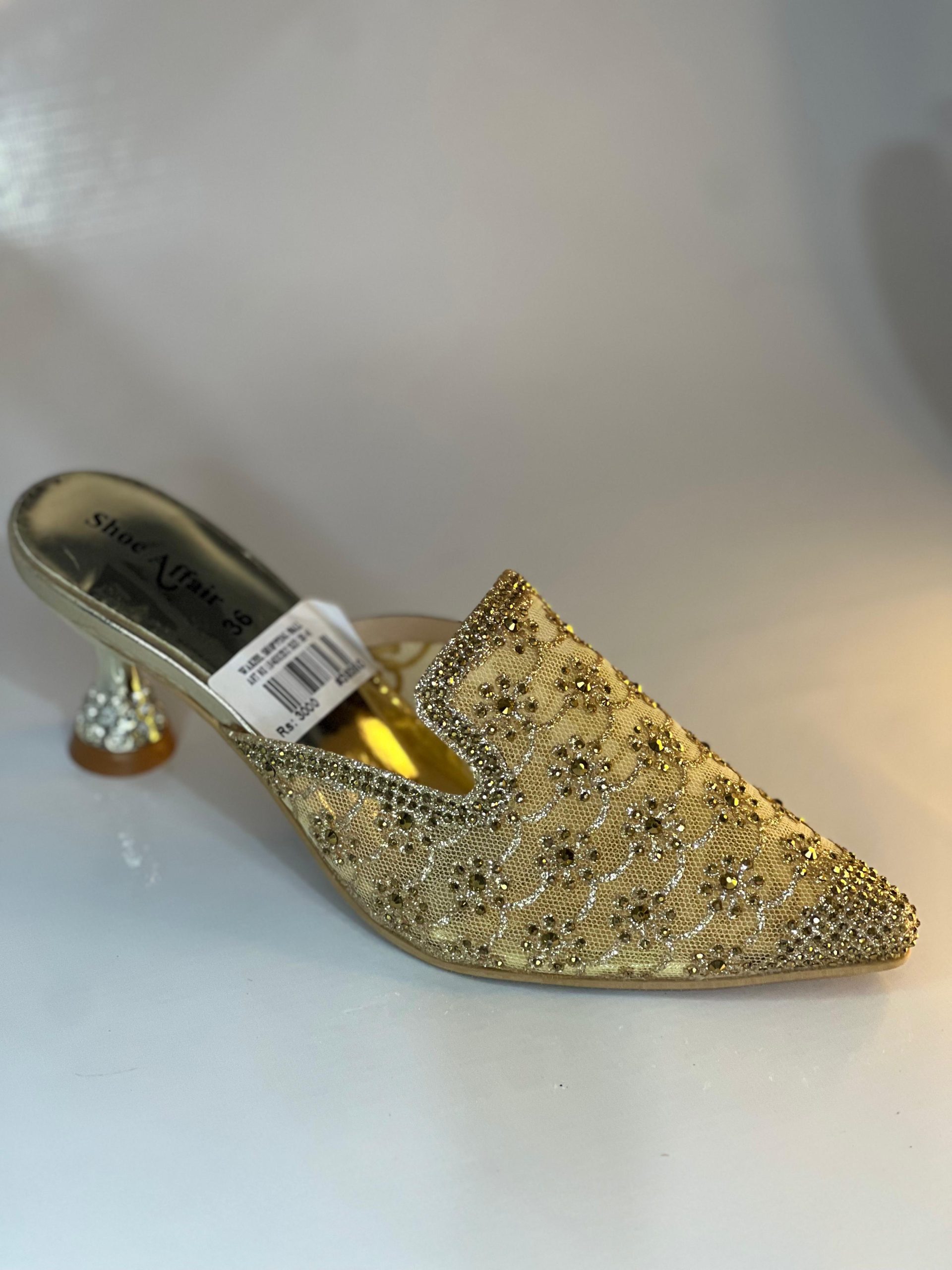 Diamante Mules Ladies Court Shoes Heels Ladies shoes - Image 3