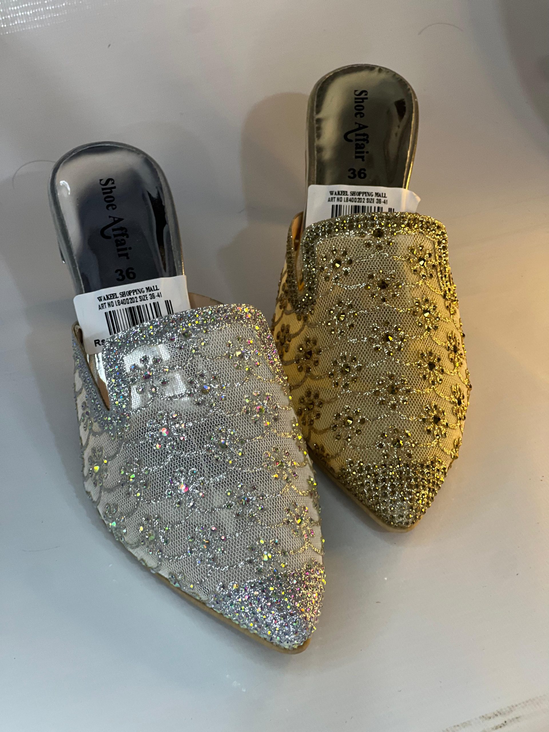 Diamante Mules Ladies Court Shoes Heels Ladies shoes - Image 4