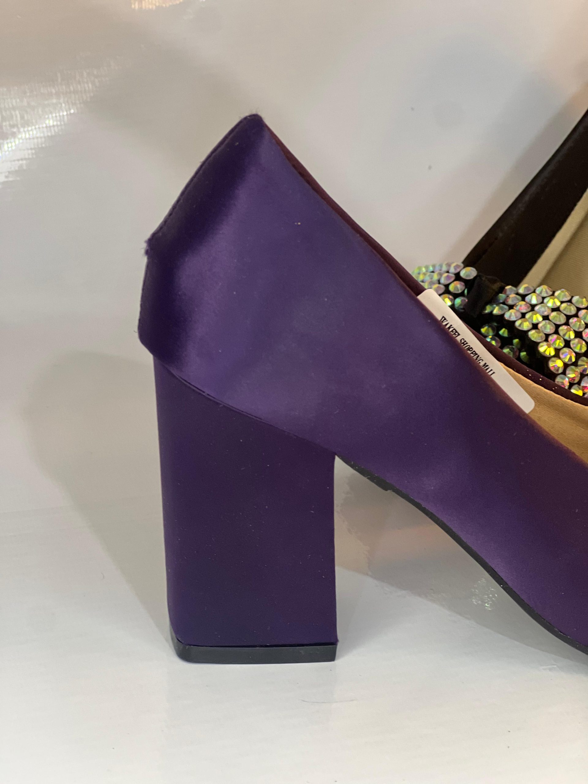Fancy Court Block Heel Ladies Shoes - Image 3
