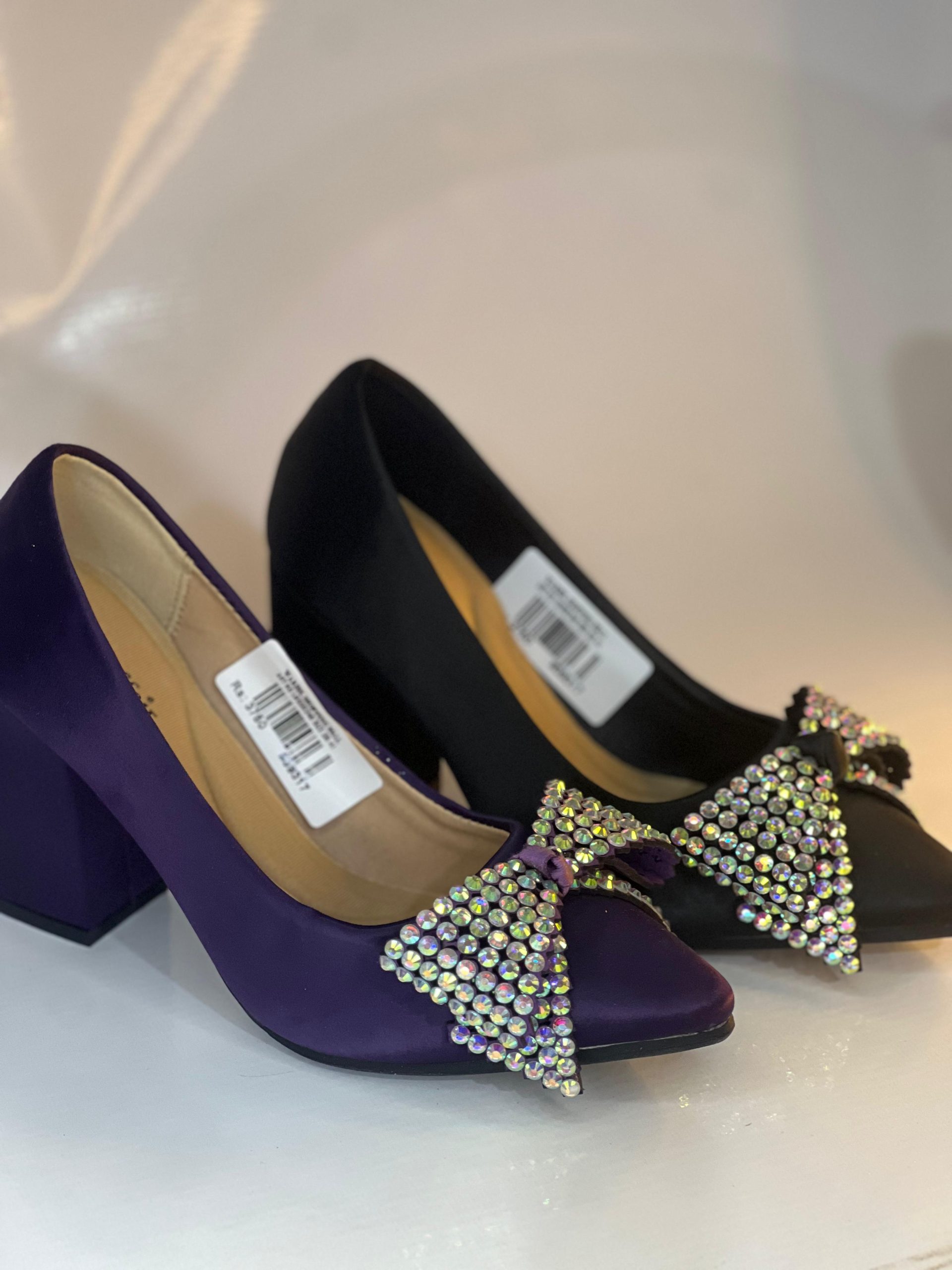 Fancy Court Block Heel Ladies Shoes - Image 2