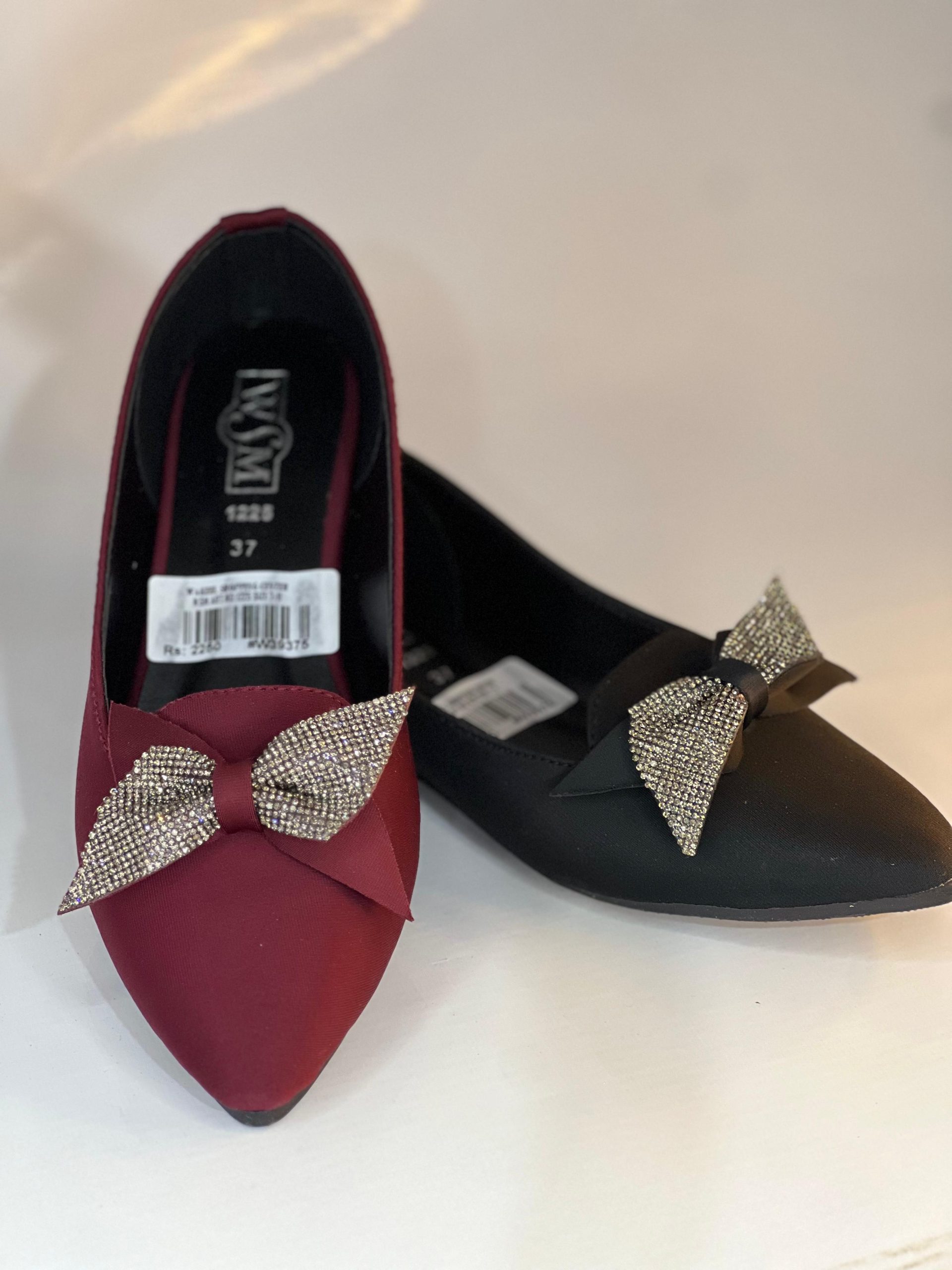 Maroon Formal Pumps Ladies Shoes - Image 3