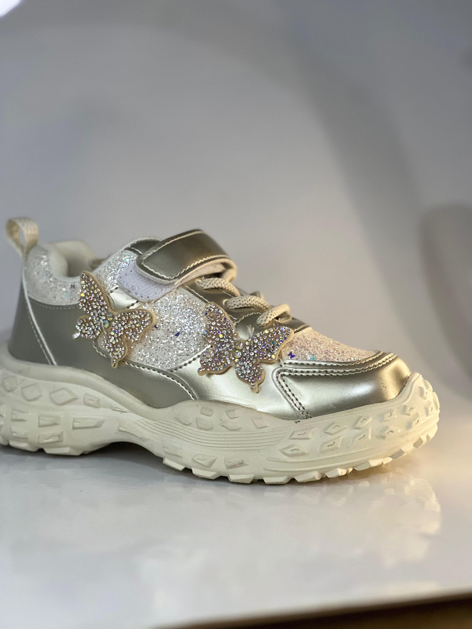 Girl's Beautiful Designs Fancy Look Sneakers #185y - Image 5