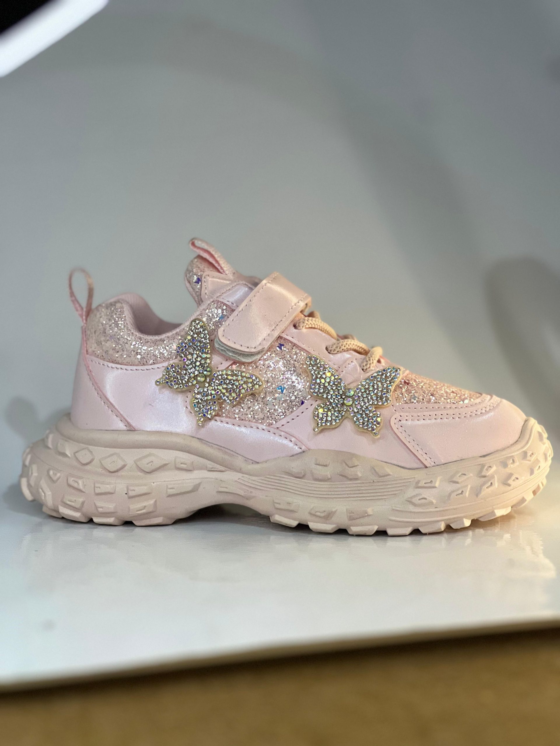 Girl's Beautiful Designs Fancy Look Sneakers #185y - Image 3