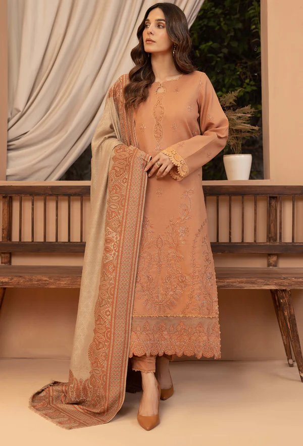 Carvan By Hamdum Unstitch Suit #672y - Image 4