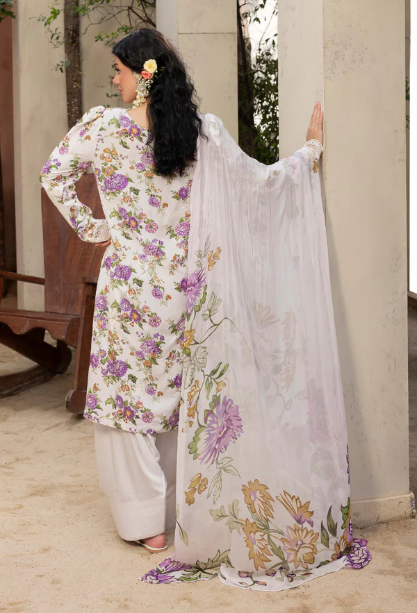 Zaiba By Hamdum Unstitch Suit - Image 3