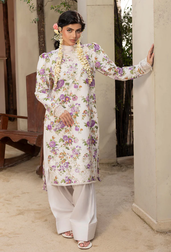 Zaiba By Hamdum Unstitch Suit - Image 4