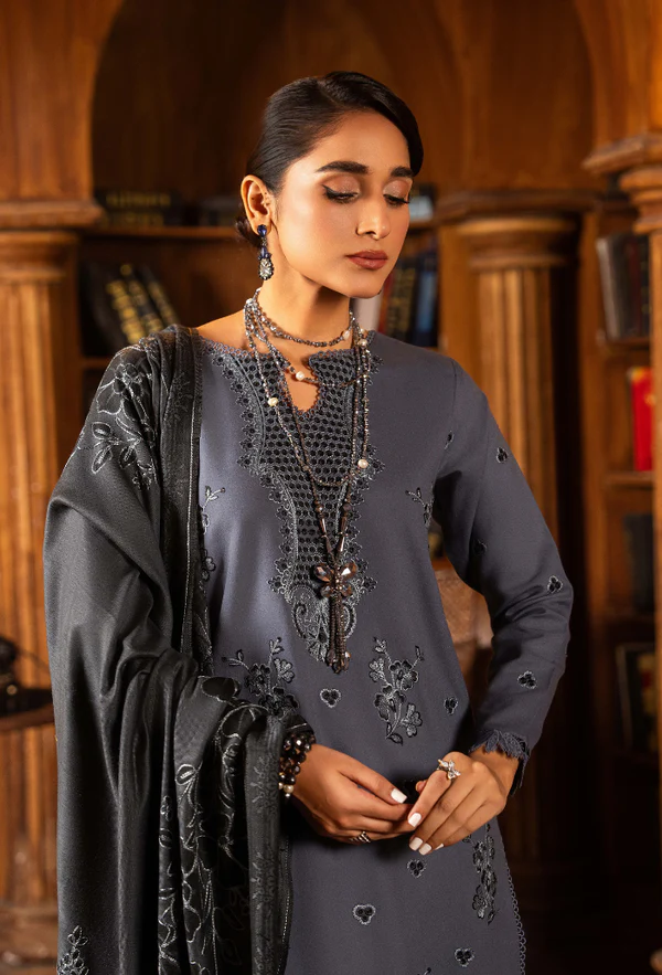 Aaima By Hamdum Unstitch Suit - Image 4