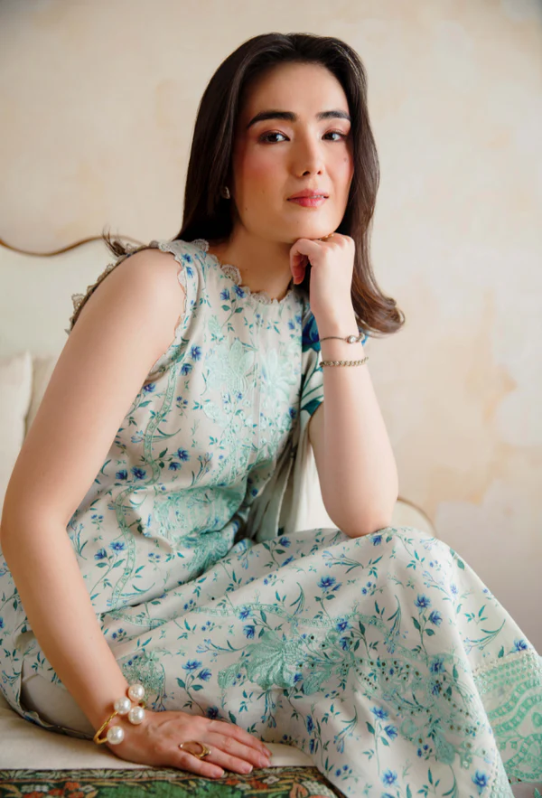 LAYLA By Hamdum Unstitch Suit #672y - Image 2