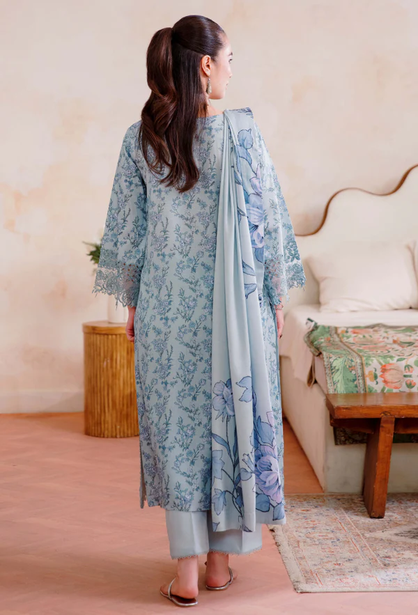 Layla By Hamdum Unstitch Suit - Image 2