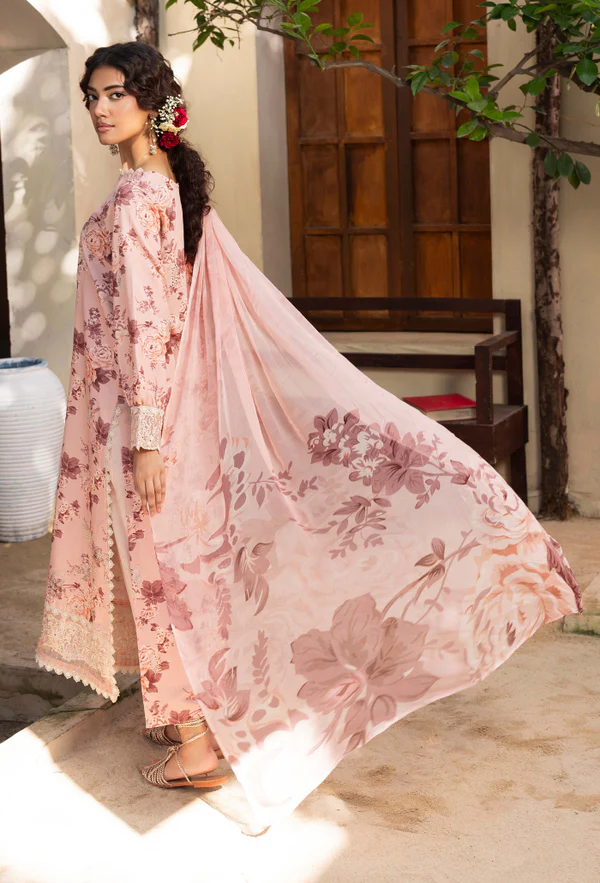 Zaiba By Hamdum Unstitch Suit - Image 4