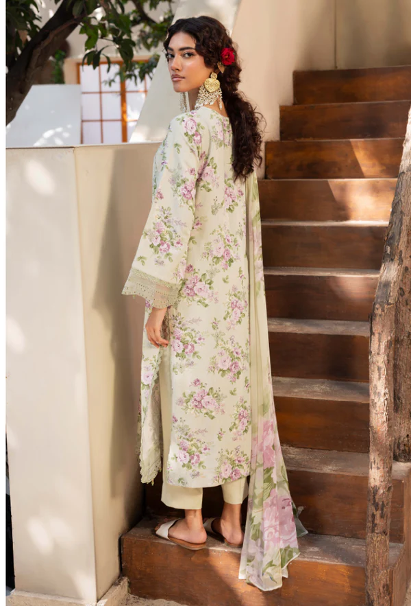 Zaiba By Hamdum Unstitch Suit #672y - Image 2