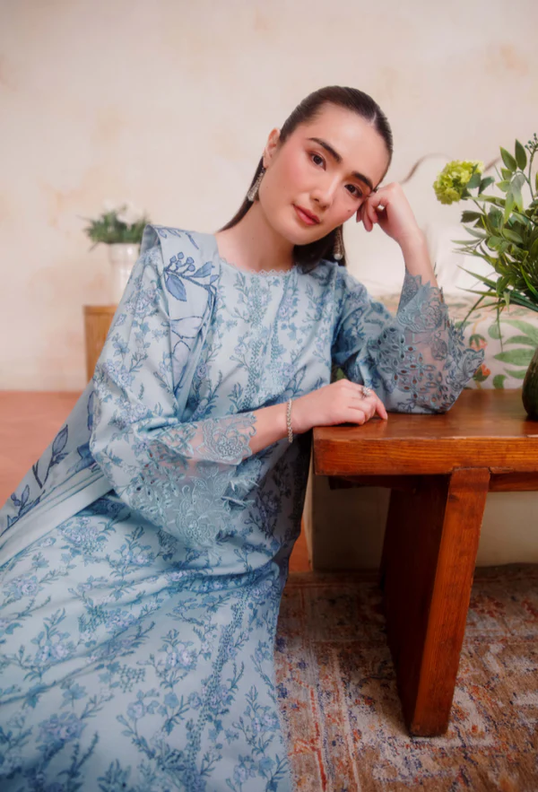 Layla By Hamdum Unstitch Suit - Image 3