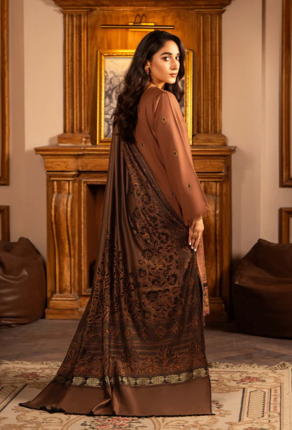 Aaima By Hamdum Unstitch Suit #672y - Image 4