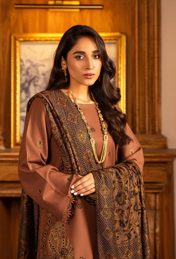 Aaima By Hamdum Unstitch Suit #672y - Image 2
