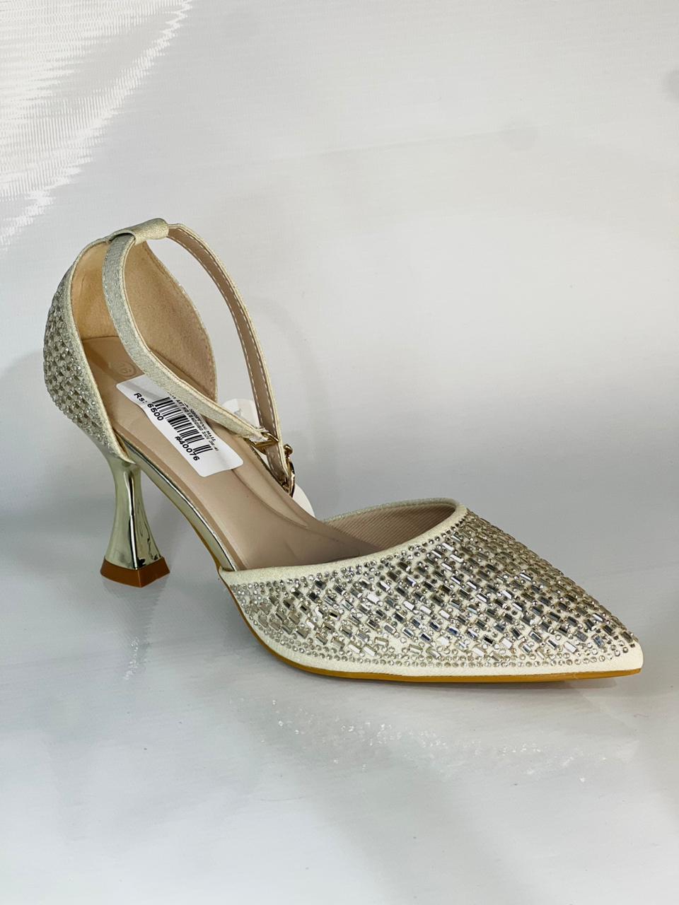 Party Wear Sling Ladies Shoes - Image 4