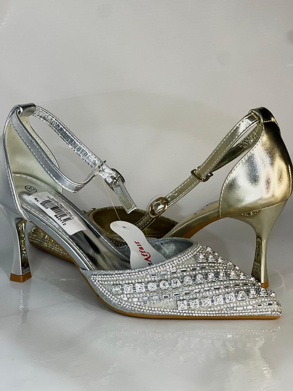 Party Wear Sling Ladies Shoes - Image 2