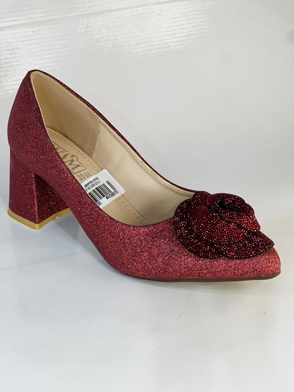 Red Formal Court Shoes Ladies Shoes