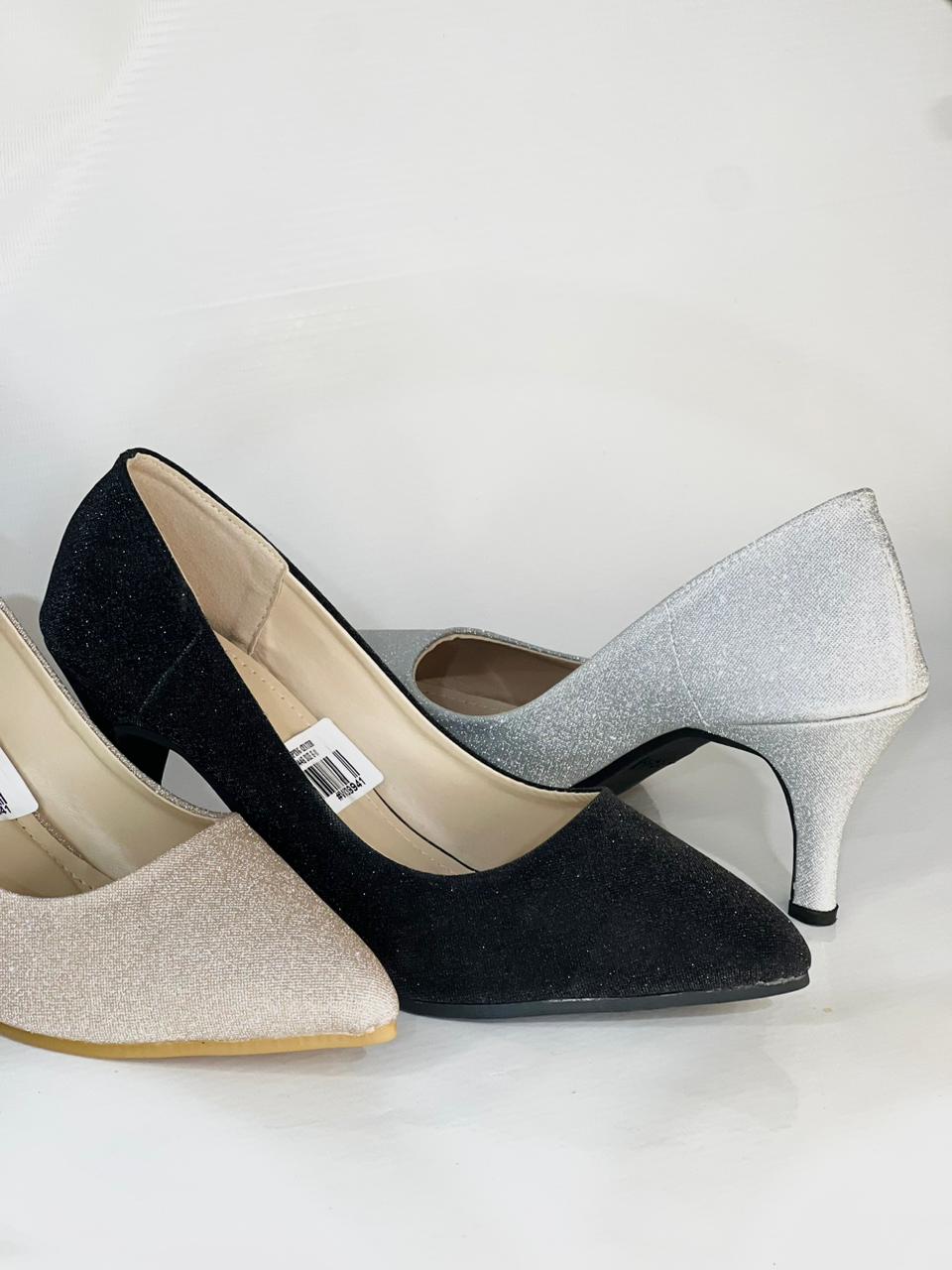 Silver Court Shoes Ladies Shoes - Image 3