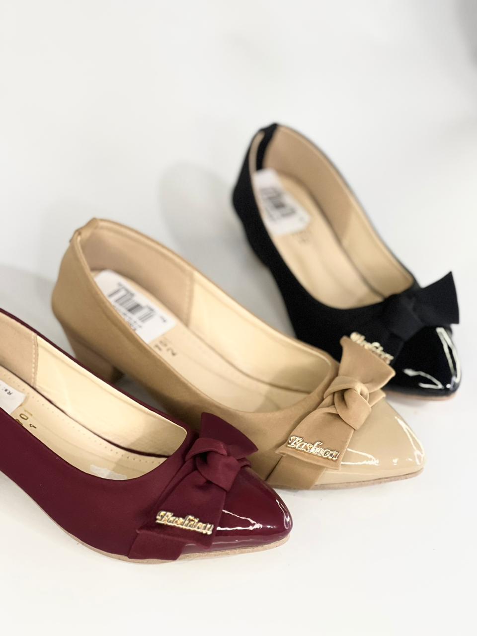 New Kids Girls Block Heels #185y - Image 2