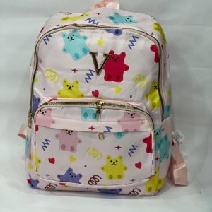 Nylon School Backpack Bag #234y