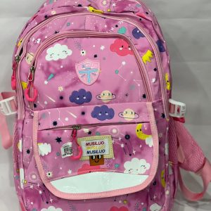 Nylon School Backpack Bag #234y