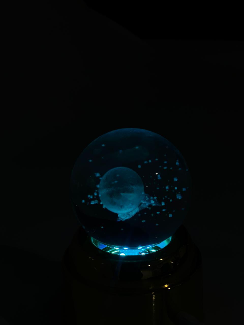Lunar Glow 3D Crystal Lamp #333y - Image 2
