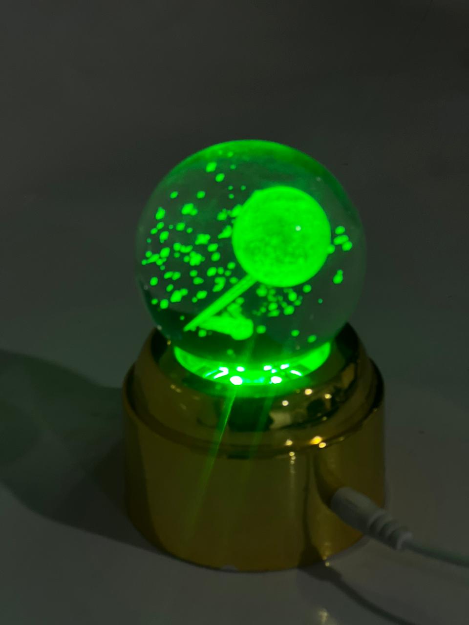 Lunar Glow 3D Crystal Lamp #333y - Image 5
