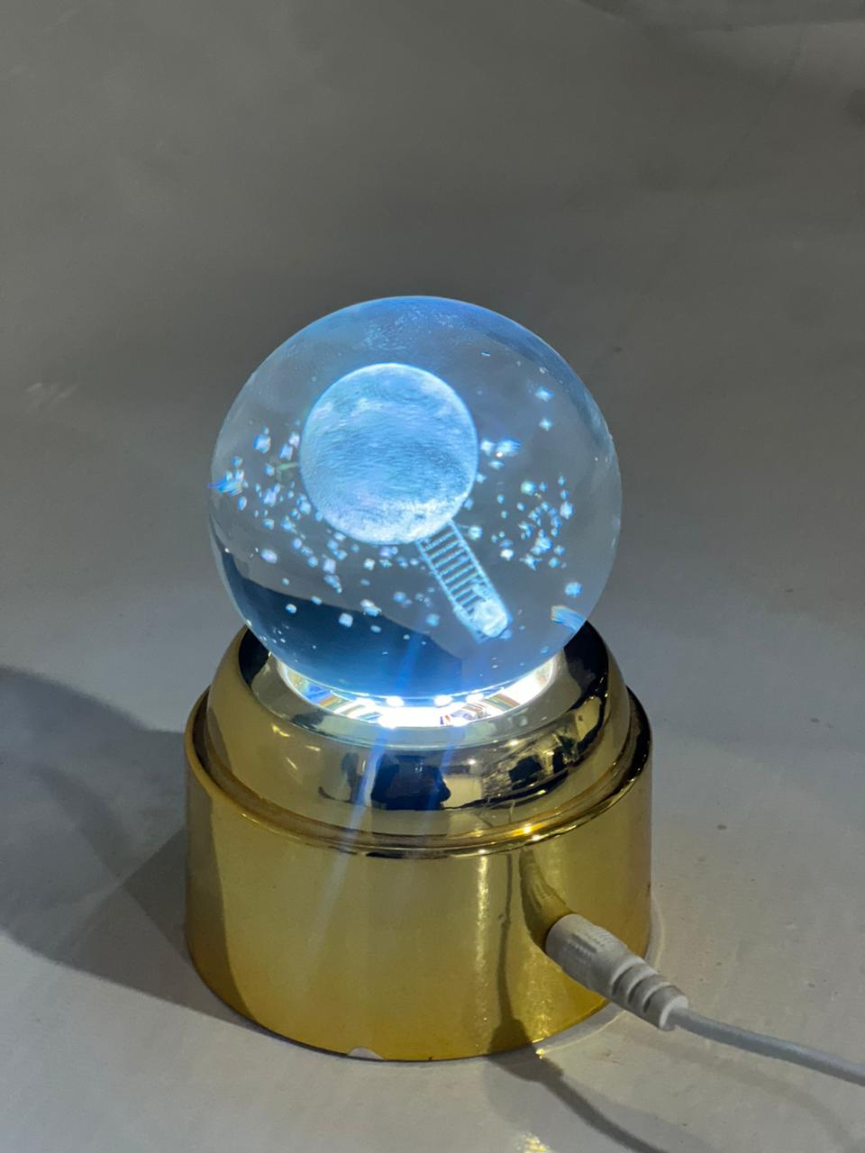 Lunar Glow 3D Crystal Lamp #333y - Image 8
