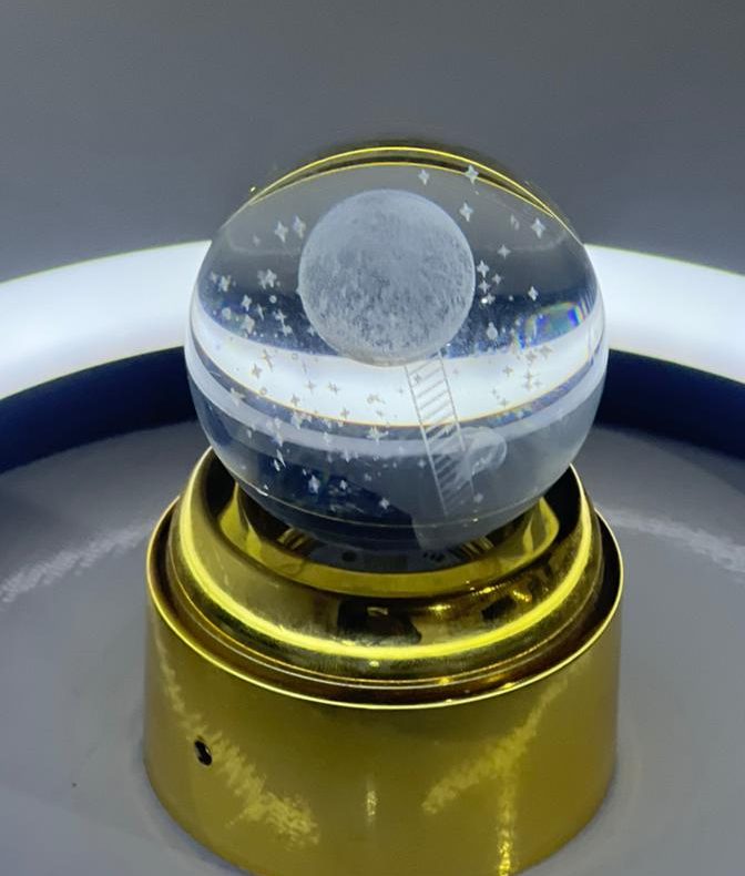 Lunar Glow 3D Crystal Lamp #333y
