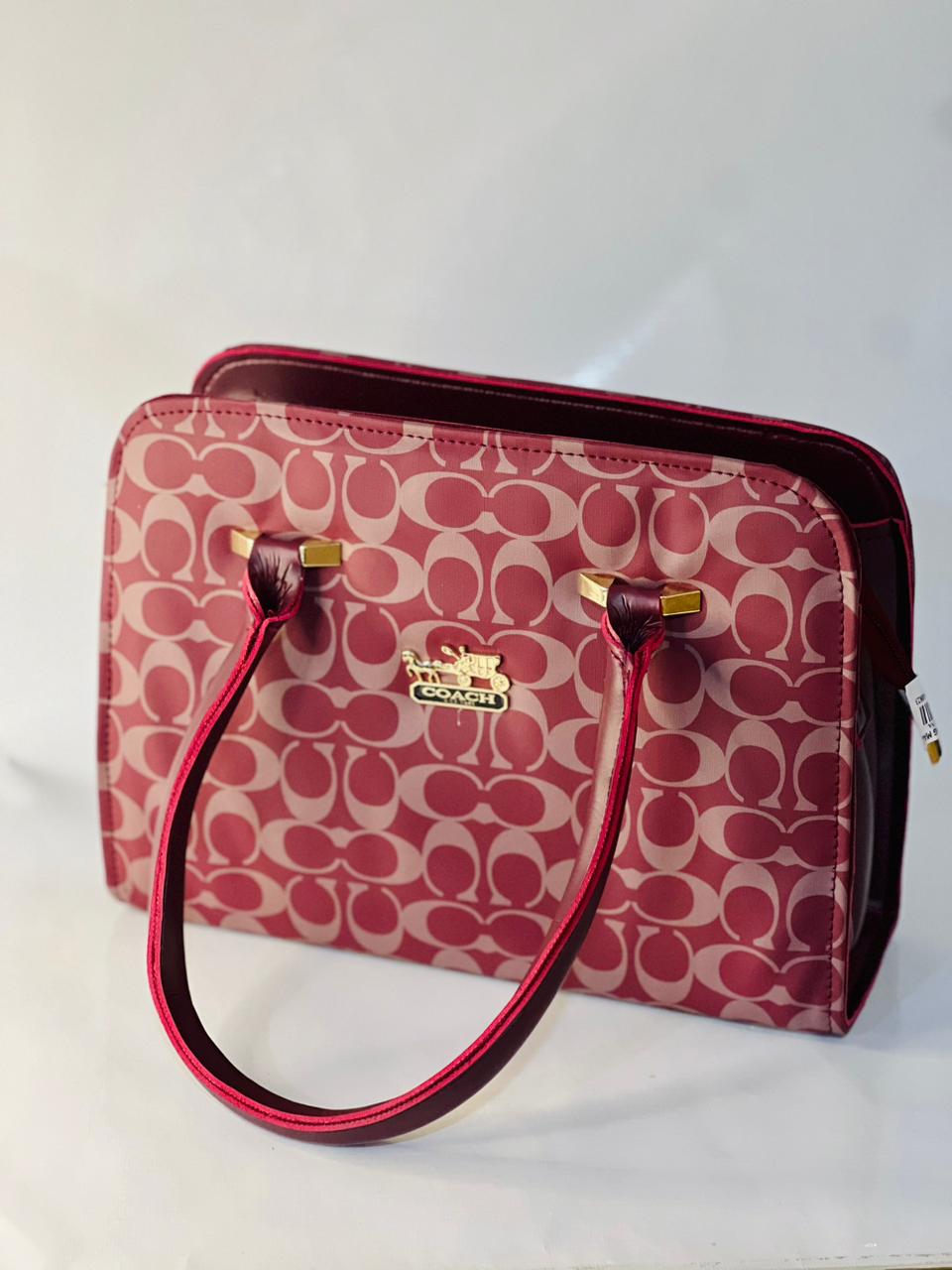Coach Signature Elegance Purse #212y