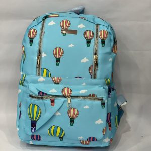 Nylon School Backpack Bag #234y