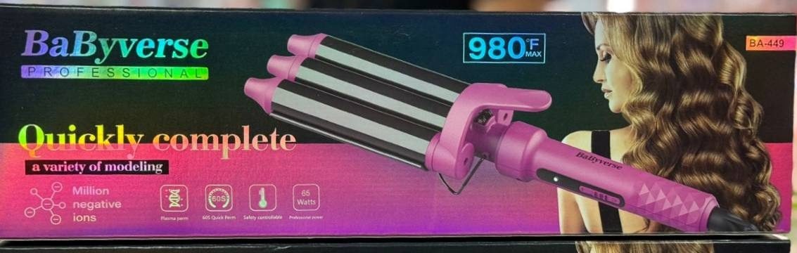 Ceramic hair curler #198y