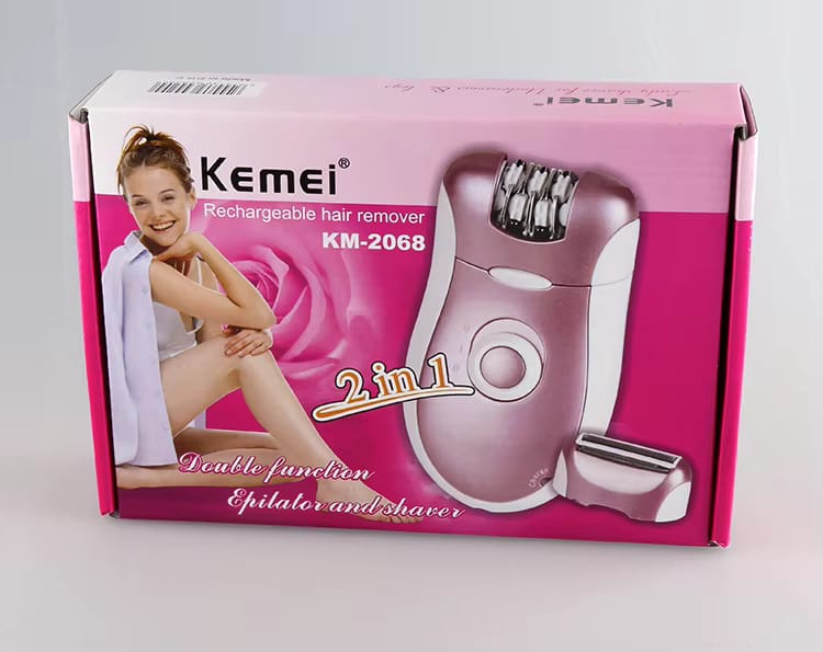 Bronns BO‑2068 Rechargeable 2-in-1 Ladies Hair Remover (Epilator + Shaver) #198y