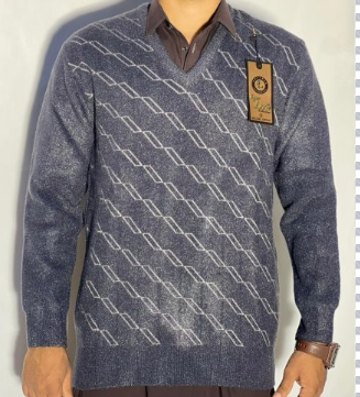 Men’s Winter Woolen Sleeveless Zip-Up Cardigan – #555Y