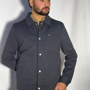 Men’s Winter Woolen Sleeveless Zip-Up Cardigan – #555Y