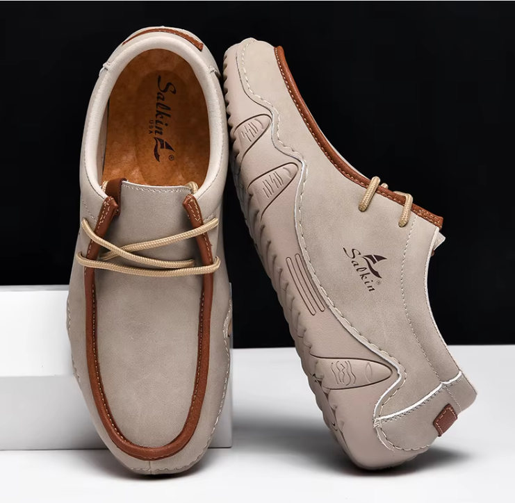 DesertFlex™ Premium Leather Driving Moccasins #199y