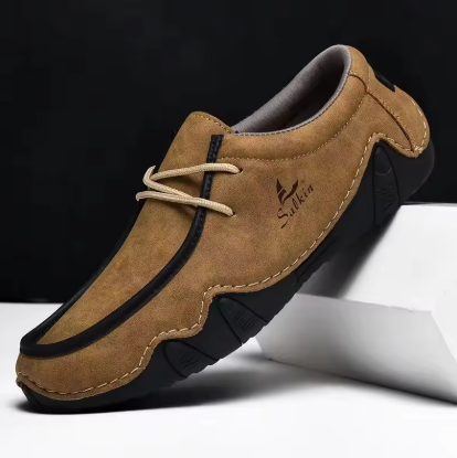 DesertFlex™ Premium Leather Driving Moccasins #199y - Image 3