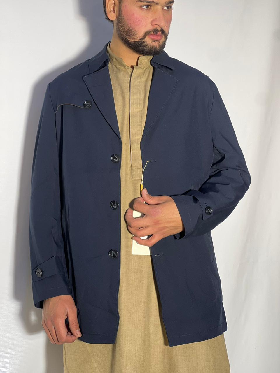 Men’s Winter Woolen Sleeveless Zip-Up Cardigan – #555Y - Image 2