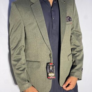 Men’s Olive Green Winter Blazer – Premium Formal Jacket Collection #396y