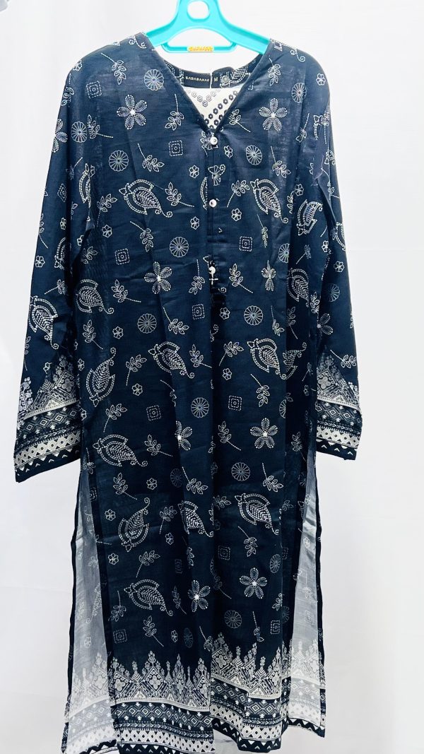 Indigo Printed Lawn Kurti #038Y