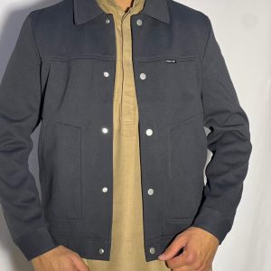 Men’s Winter Woolen Sleeveless Zip-Up Cardigan#555y