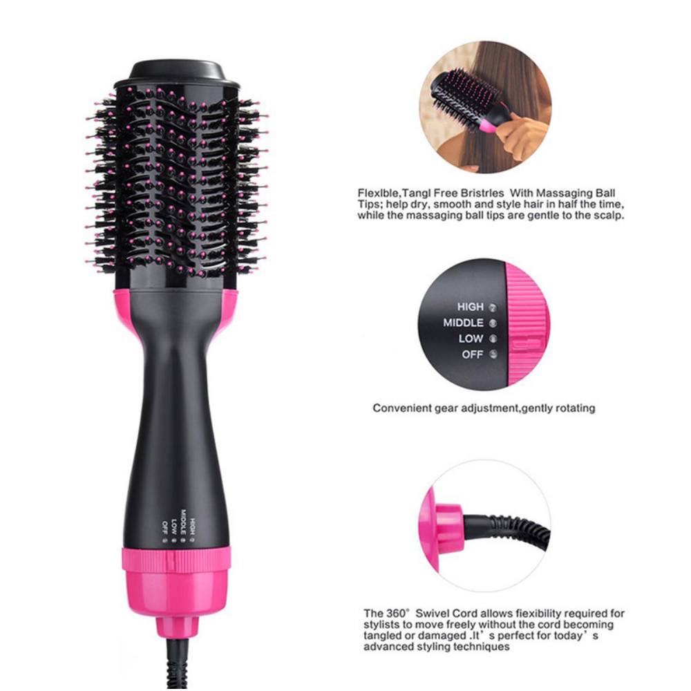 One Step Professional 3-in-1 Hair Dryer Brush 1200 W #198Y - Image 3